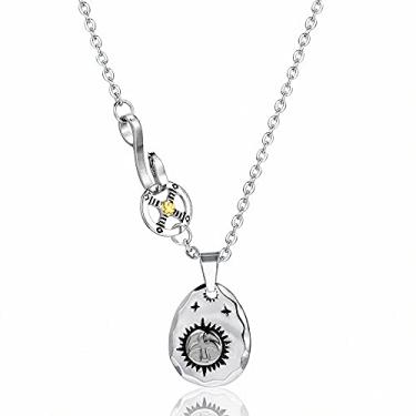 Imagem de Rockyu Ouro, colar de prata em ouro 18K, masculino, ouro, aço inoxidável, strass, estilo mecânico, equipamento, animal, pássaro, pingente de coruja, acabamento, hipoalergênico, legal, estilo punk,