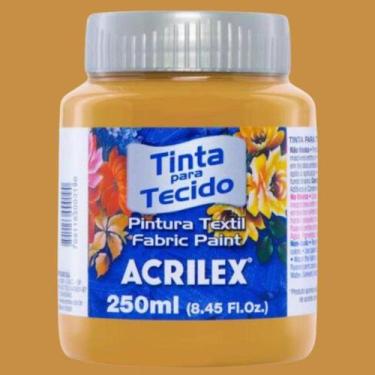 Imagem de Tinta para Tecido Fosca Acrilex Cores Quentes 250 ml - 04125, SIENA NA
