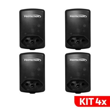 Imagem de Kit 4 Protetor Antiraio Quedas De Energia Para Geladeira Freezer Prote