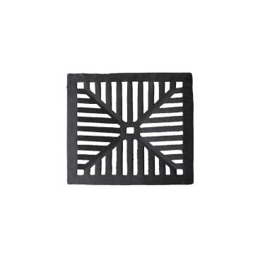 Imagem de Ralo Grelha Ferro Fundido Captação Esgoto Escoamento 20X20Cm