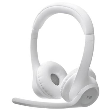 Imagem de Headset Logitech Zone 300 Wireless 981-001406 - Preto, branco