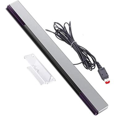 Imagem de CABLEPELADO Barra sensor infravermelhos | sensor Wii | barra de sensor de raios de sinal IR | barra sensor consola Wii | compatível com Nintendo Wii, Wii Mini e Wii U