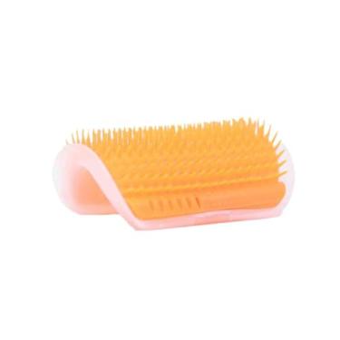 Imagem de rrrrr 1 pente removível para animais de estimação, escova de esfregar para arranhar os cantos do gato, para remoção de pelos de animais de estimação, suprimentos de limpeza, arranhador