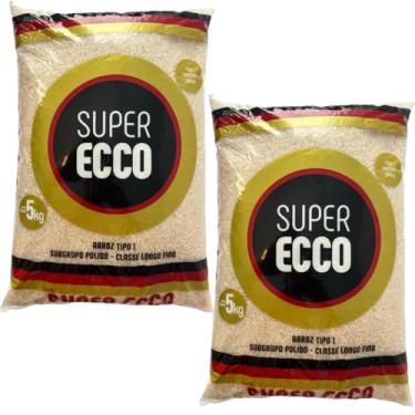 Imagem de KIT COM 2 UNIDADES - ARROZ 5 KG TIPO 1 SUPER ECCO