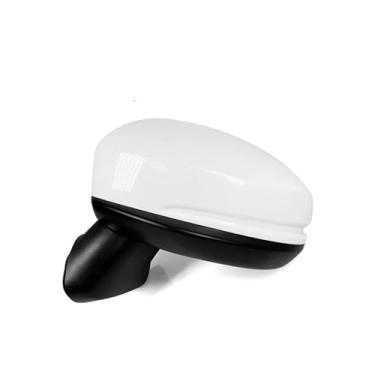 Imagem de 3 pinos 5 pinos 7 pinos carro asa porta espelho lateral conjunto conjunto espelho retrovisor capa dobrável, compatível com Honda Fit Jazz GK5 2015-2020(White left 3pins)