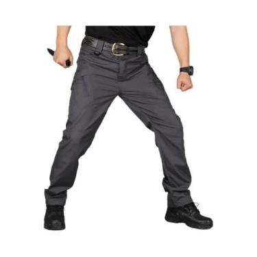 Imagem de Calça Cargo Tática Militar Masculina - Secagem Rápida, Resistente e co