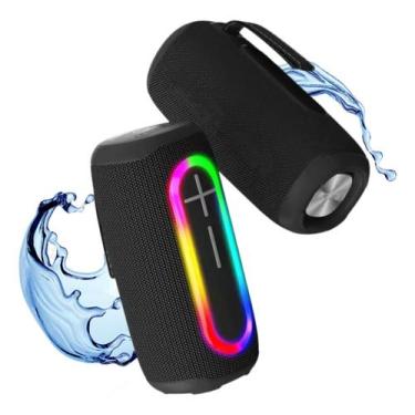 Imagem de Caixa Caixinha De Som Bluetooth Led Portatil Potente Ipx6 Fm - Inboxmo