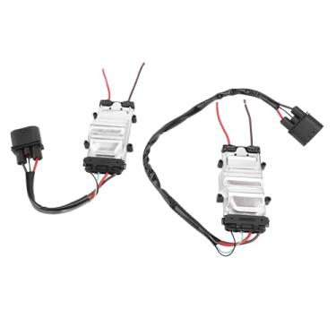 Imagem de Módulo Unidade de Controle do Ventilador de Resfriamento do Motor, Desempenho Estável de Desempenho Aprimorado para 2pcs 4f C6 2004-2010, Ajuste para 2,7 TDI 3.0 TDI 4.2 FSI