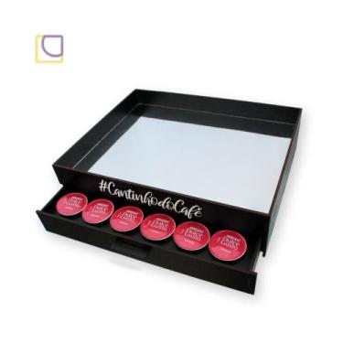 Imagem de Melhor Bandeja Espelhada Organizadora Cômoda Cantinho do Café Porta Ca