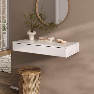 Imagem de Aparador 90cm Suspenso com 1 Gaveta Multimóveis CR50100, Branco