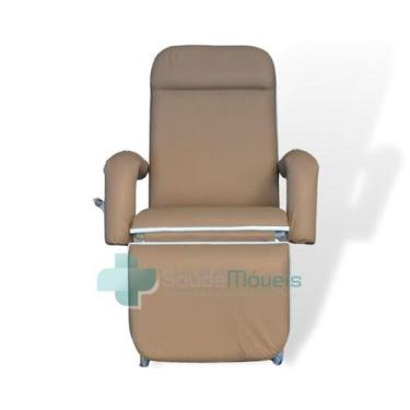 Imagem de Poltrona Descanso Hospitalar Reclinável - LUXO - SaúdeMóveis, BE - Beg