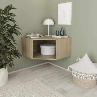 Imagem de Guarda Roupa Modular Canto Oblíquo 40cm Frame Cabecasa Madeiramadeira Acácia