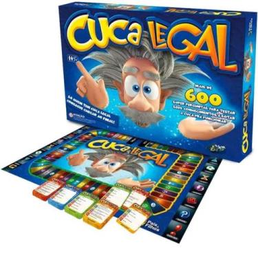 Imagem de Jogo de Tabuleiro Cuca Legal Para Crianças e Adultos +600 Perguntas - 