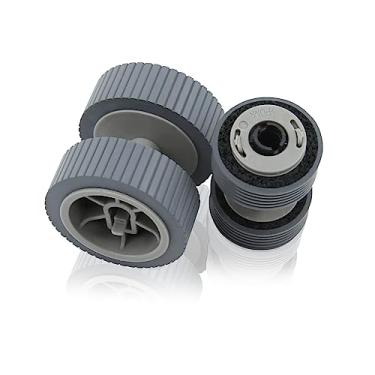 Imagem de Rolo de freio 2023 atualizado PA03540-0001 PA03540-0002 sem peça de scanner de eixo, compatível com Fujitsu Fi-6130 Fi-6130Z Fi-6140 Fi-6140Z Fi-6230 Fi-6230Z Fi-6240 Fi-Fi-6240Z Fi-6125 Fi-6225