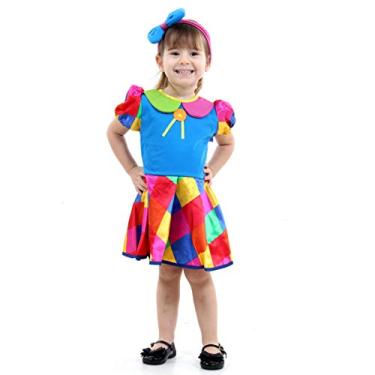 Imagem de Fantasia Palhacinha Bebê 10670-P Sulamericana Fantasias P 1 Ano