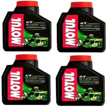 Imagem de Óleo Moto Motul 5100 15w50 Semissintético 1l Honda DUCATI Ninja 300 Ya