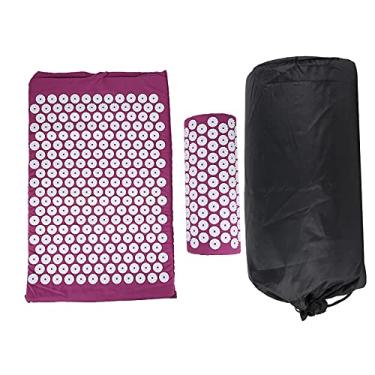 Imagem de ACUPUSTURA PHOLEGE PHOLOW PHOURS DE ACUPUNCURA MASSAGEM YOGA PAD BAT MACA DE ALIMENTAÇÃO DO SAP (Conjunto de três peças de almofada de agulha)