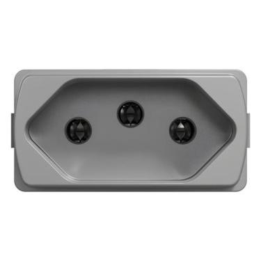 Imagem de Modulo Tomada 2P+T 10A 250V Alumínio Miluz Schneider