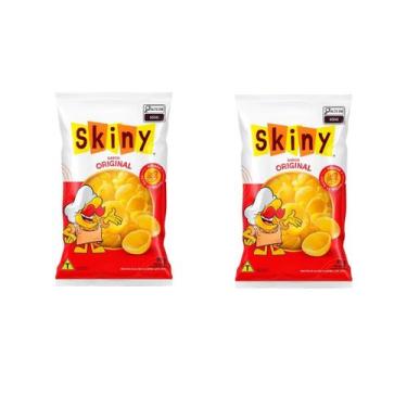 Imagem de kit 10 Unidades Salgadinho Skiny 35g Sabor Natural clássico