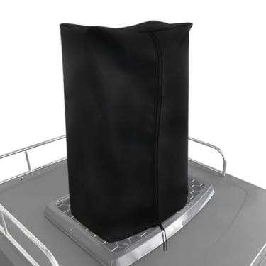 Imagem de WBLCDH Capa Para Torre De Cerveja Kegerator, Couro Impermeável Torneiras Chope Simples Ou Duplo, Barril Áreas Internas E Externas - Preta (Somente Capa)