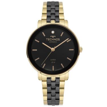 Imagem de Relógio Technos Feminino Ceramic-saphire Preto - 2035mzl-1p 2035mzl-1p