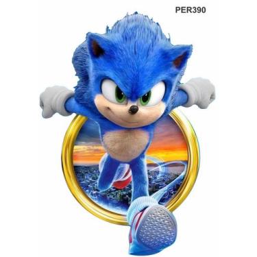Imagem de Adesivo Papel De Parede Sonic The HedgeHog 43cm x 60cm - Resitank