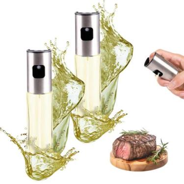 Imagem de 2 Spray Borrifador De Azeite Vinagre Óleo Shoyu Pulverizador Frasco De