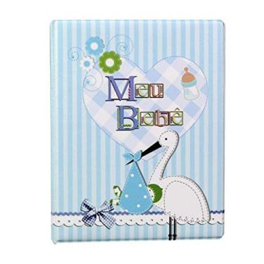 Imagem de Álbum de Fotos 10x15 com Diário p/ 500 fotos Cegonha