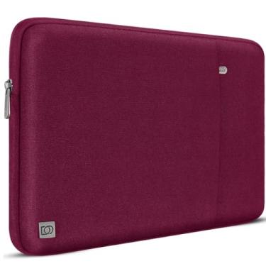 Imagem de DOMISO Capa para laptop de 17 polegadas resistente à água para notebook, tablet, capa protetora, bolsa de transporte para computadores de 17,3 polegadas/Lenovo/Acer/Samsung/HP/Dell, vinho
