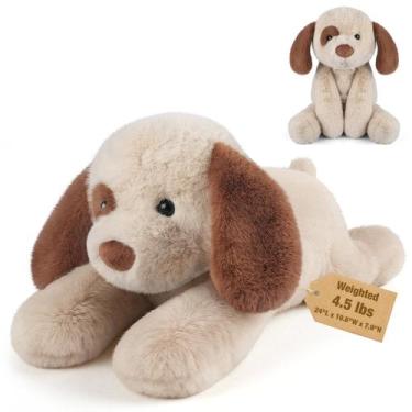 Imagem de Bicho de pelúcia pesado para cães Bobbie & Laxi 2,04 kg com bolsa