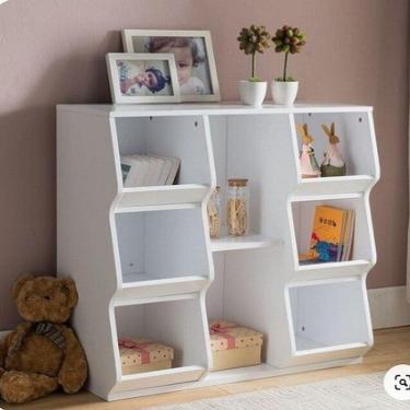 Imagem de Organizador Infantil Dallas 100% Mdf Quarto Brinquedos