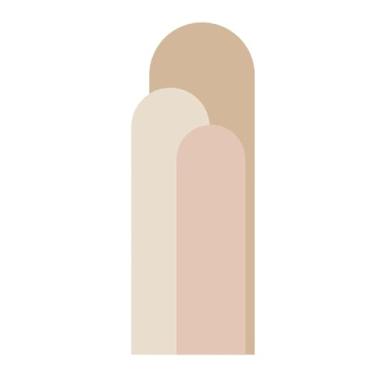 Imagem de Ｂｅｓｇａ Adesivo de parede geométrico, decalque de parede artístico, moderno, decorativo, papel de parede, arte, murais para porta, berçário, escritório, Rosa