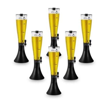 Imagem de Kit - 6 Torres De Chopp Tulipa 3,5l Super Gelada - Marchesoni