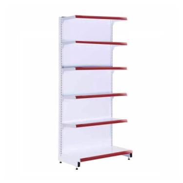 Imagem de Gôndola Prateleira Supermercado 6 Níveis 40x30 New Plus 2,00m Parede I