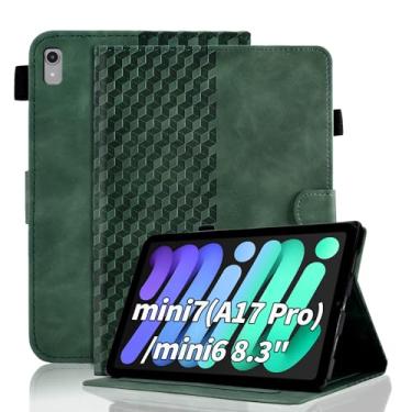 Imagem de Varohix Capa para iPad mini 7 A17 Pro 2024/iPad Mini 6 2021 8,3 polegadas, visualização em vários ângulos, iPad mini 6ª/7ª capa fólio magnética de couro PU (A2995/A2996/A2993/6ª geração A2567 A2568
