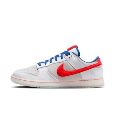 Imagem de Nike Dunk Low Retro PRM Ano do Coelho Coelho Branco (2023), Branco/carmesim - vela, 8.5