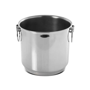 Imagem de Balde Para Garrafas e Gelo 4,5L Aço Inox Bar Bebidas Forma