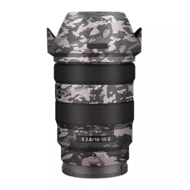 Imagem de Adesivo de lente de câmera para Sony E 16-50mm II Macro Coat Wraps Película Protetor Vinil Decalque Skin 16-50 II (Graffiti White)