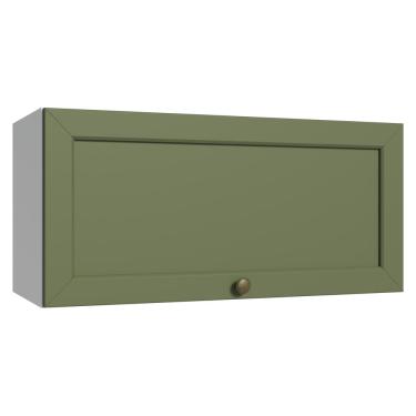 Imagem de Armário Aéreo 70 cm 1 Porta Basculante Branco/Verde Vik Madesa