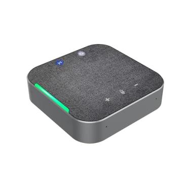 Imagem de eppfun SK001 MAX Viva-voz Bluetooth com microfone, microfone de conferência com cobertura de voz 360° para home office, melhoria de voz inteligente, compatível com Zoom, MS Team, Skype