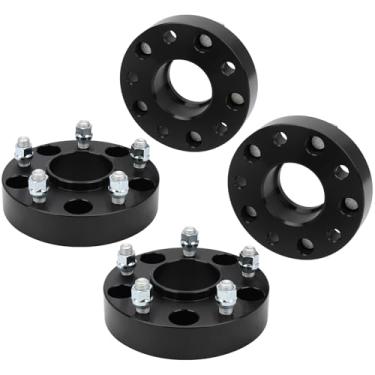 Imagem de Haruma Para RAM 1500 5x5,5 espaçadores de roda 3,8 cm Hubcentric 77,8 mm Hub Furo adaptadores de roda com parafusos M14x1,5 4 peças 5 Lug caminhão carro acessórios 5x139,7 mm Real Forged Accessories