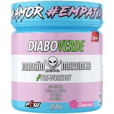 Imagem de Pré Treino Diabo Verde Ftw Mansão Maromba 250g Algodão Doce