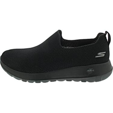 Imagem de Skechers T nis masculino Go Max-Athletic de malha de ar sem cadar o, Preto/Preto/Preto, 9.5