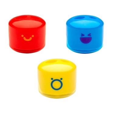 Imagem de Kit 3 Apontadores Duplo Com Deposito Joy Pote