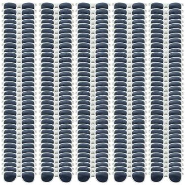 Imagem de QYVEWY Pacote com 200 óculos de sol a granel para adultos, retrô, anos 70, 90, óculos baratos para festa de casamento, 200 brancos