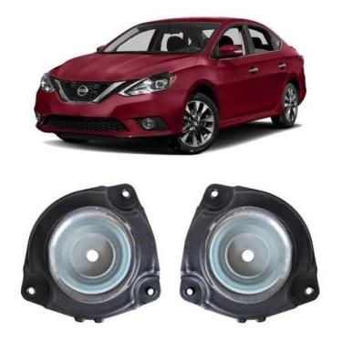 Imagem de Par Batente Amortecedor Dianteiro Nissan Sentra 2014 A 2016 - Qualykit