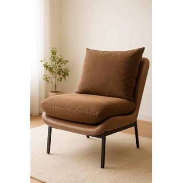 Imagem de Poltrona Pipa White Arrow - Poltrona Decorativa Moderna, Confortável e Estilosa (Marrom)