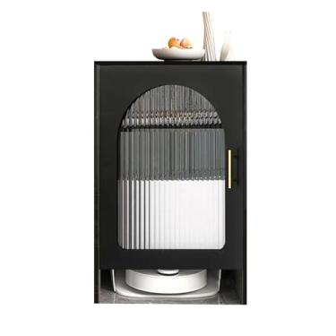 Imagem de Organizador de vassoura de armário de armazenamento, prateleira de robô, armário de armazenamento, prateleiras de aparador, armário de armazenamento, armário de armazenamento, sala de estar, rack de