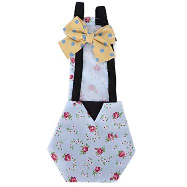 Imagem de Fraldas de Poliéster para Aves de Estimação, Fraldas Reutilizáveis ​​de Ganso, Roupas Impermeáveis ​​e Respiráveis ​​de Ganso Com Laço para Aves (S Azul)