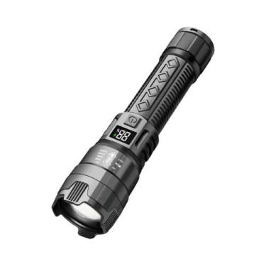 Imagem de Lanterna LED Recarregável ST-35 Com Zoom Telescópico E Lâmpada USB Par